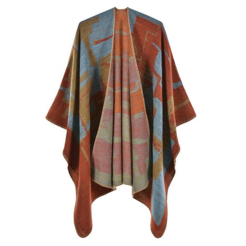 cape femme orange 587