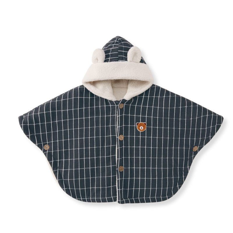 cape polaire bebe gris fonce 0 1 655