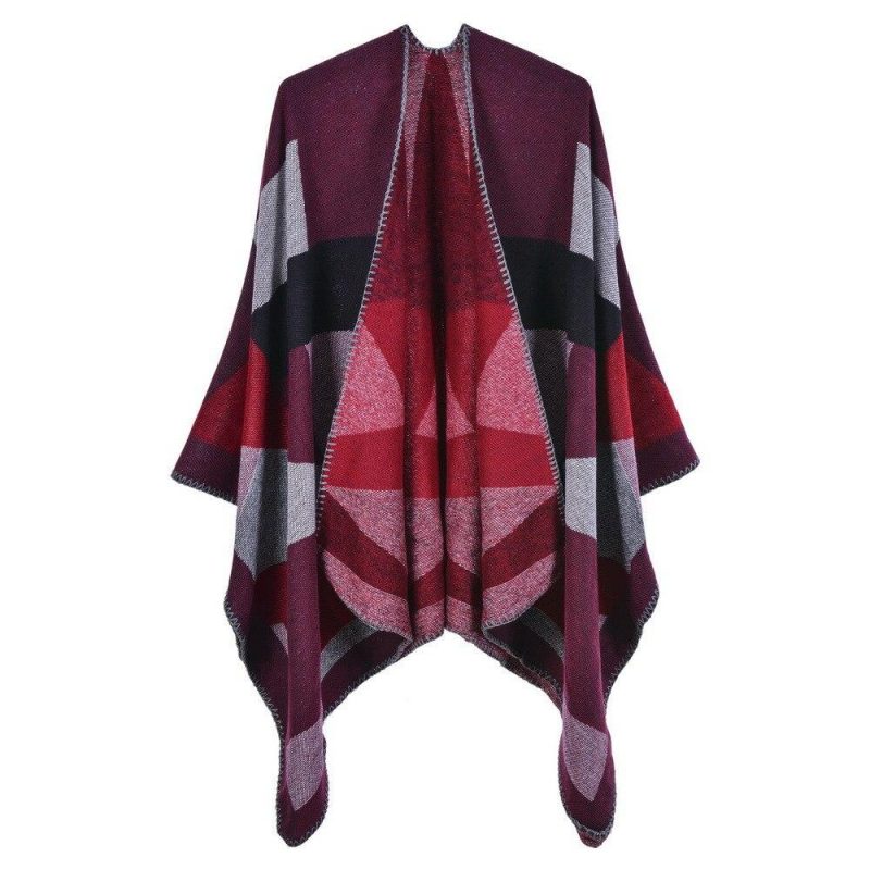 cape pour femme bordeaux 171