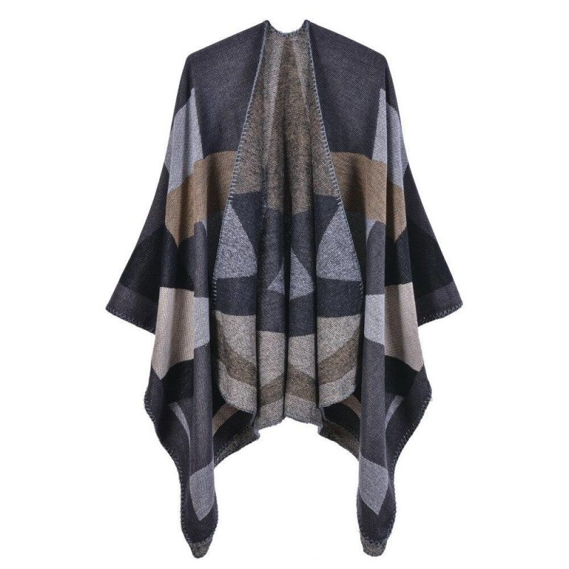 cape pour femme gris 387