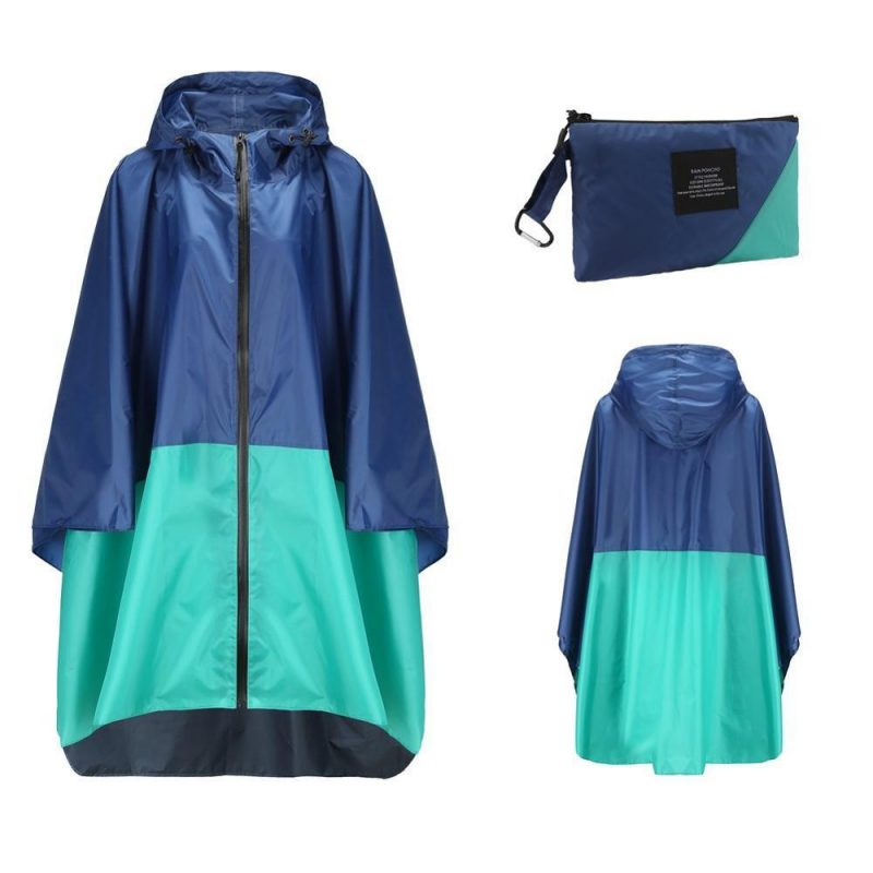 k way poncho bleu 385