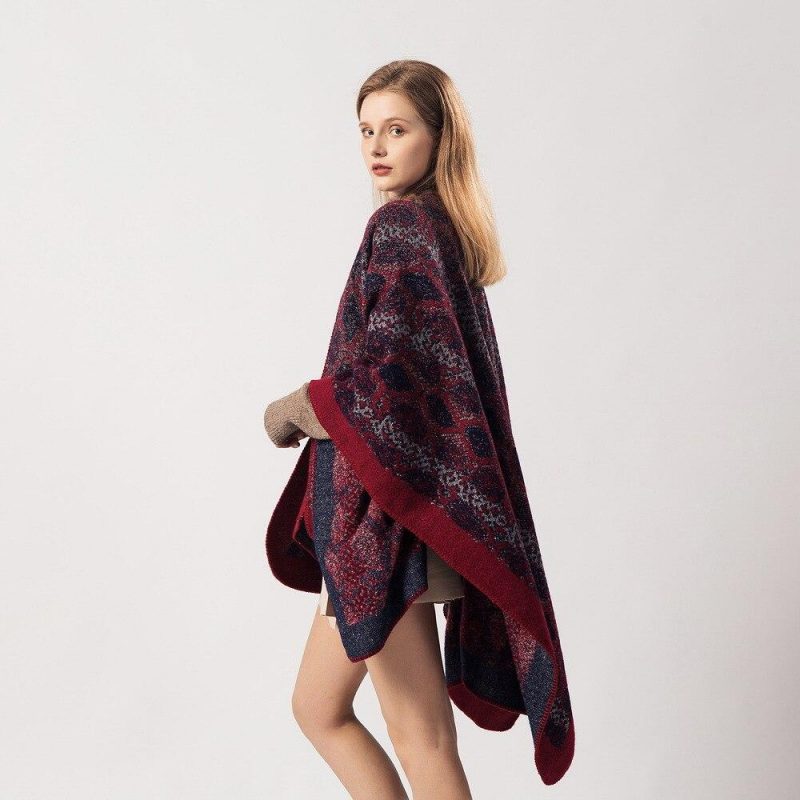 poncho acrylique 738