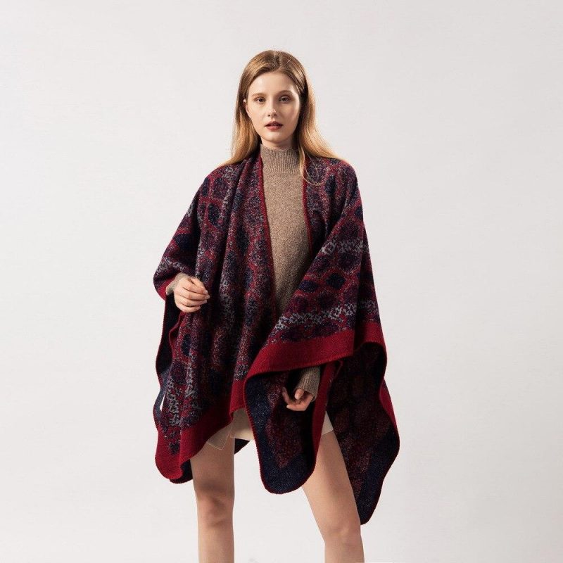 poncho acrylique 758