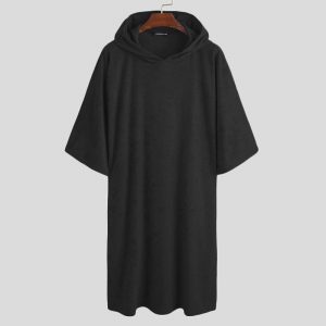 poncho bain homme noir s 210