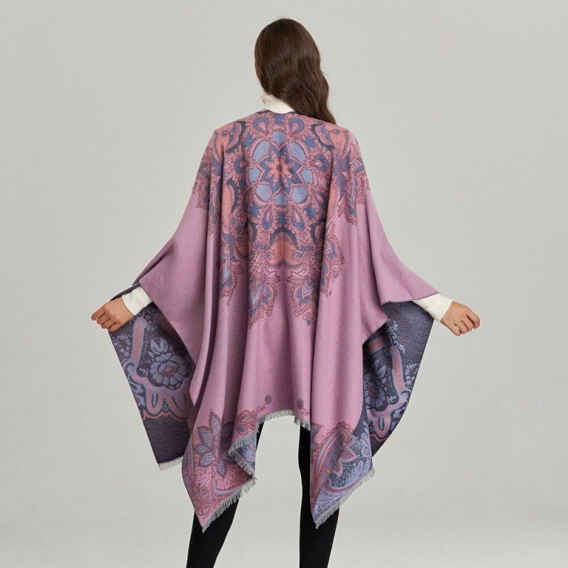 poncho cape reversible 716