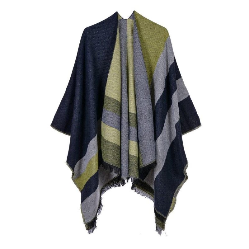 poncho chauve souris vert 975