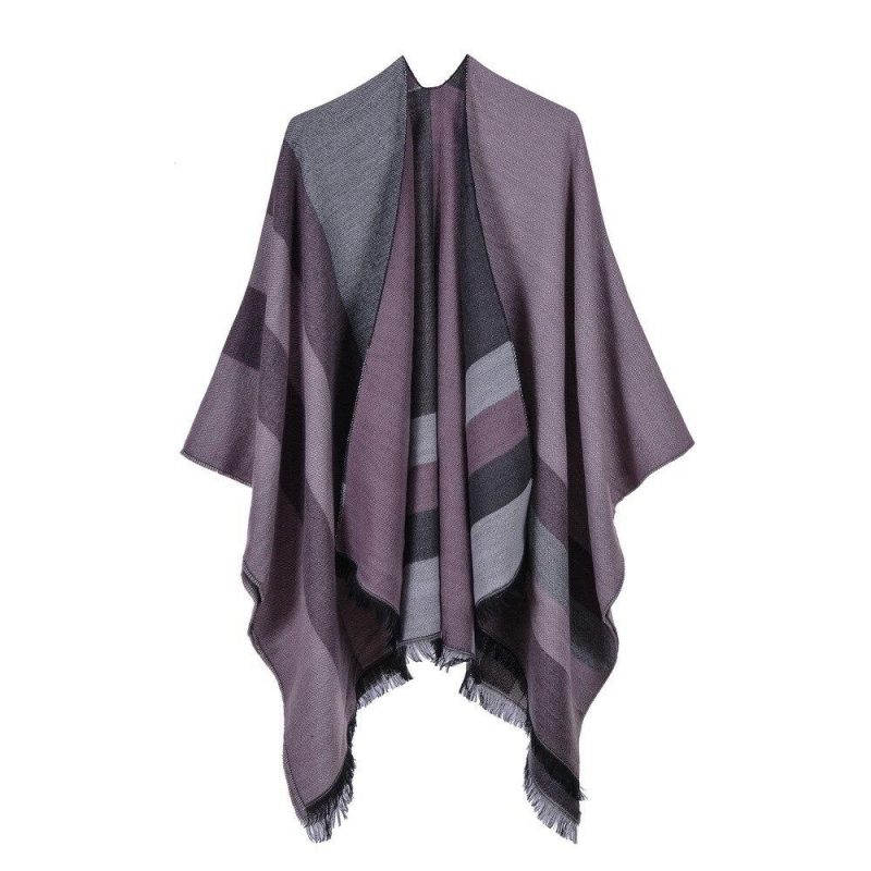 poncho chauve souris violet 272