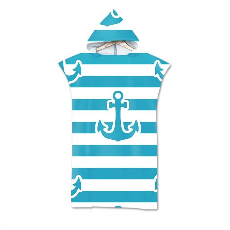 poncho de plage adulte ancre 898