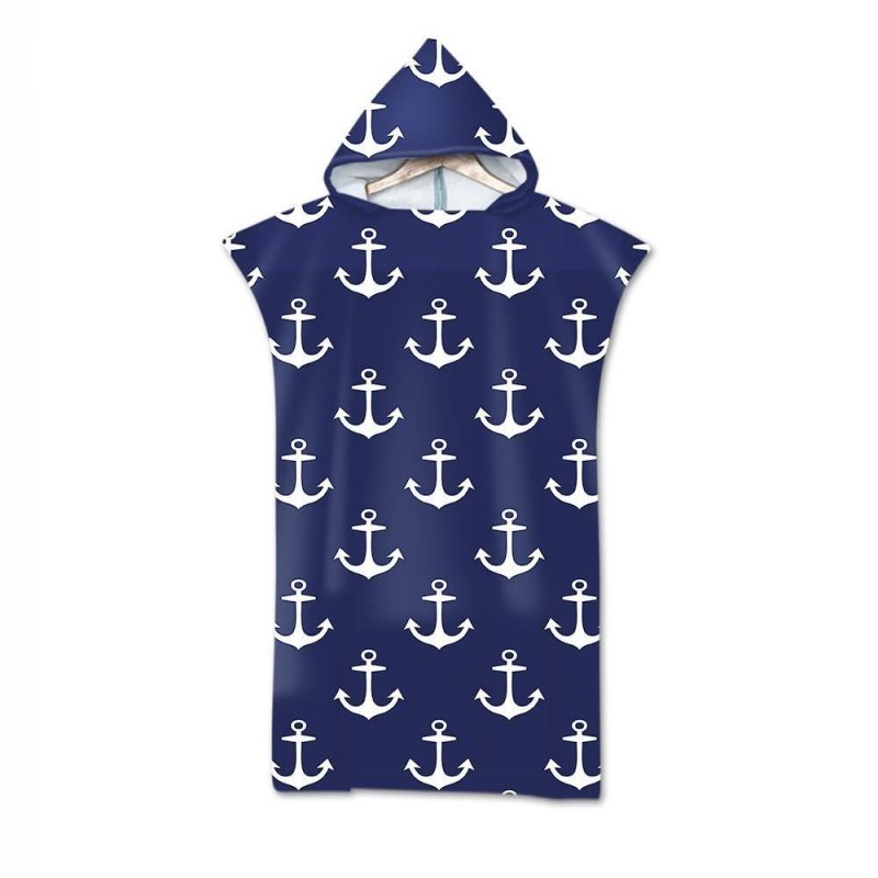 poncho de plage ancre 156