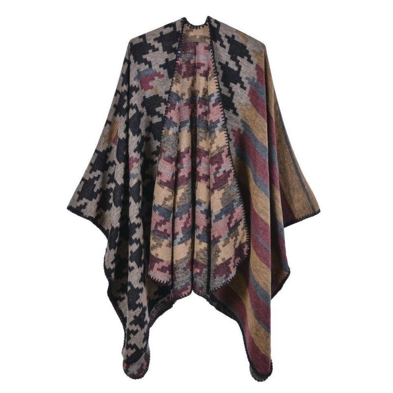 poncho femme chaud 4 483
