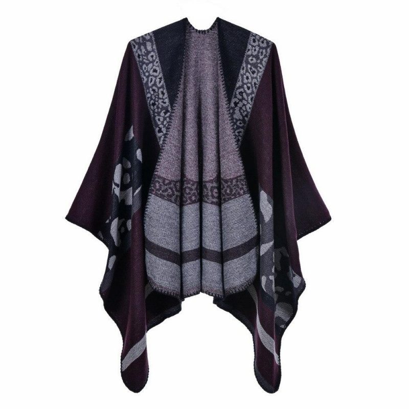 poncho femme fleur oxalis bleu 908