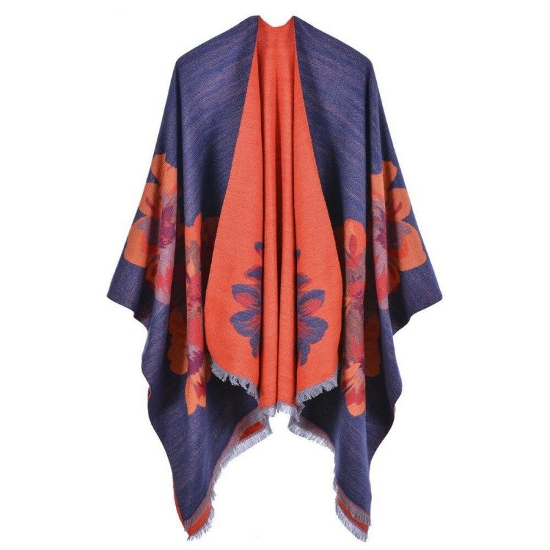 poncho femme fleurs 5 223