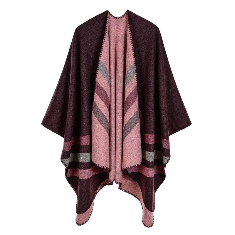 poncho femme moderne violet 104