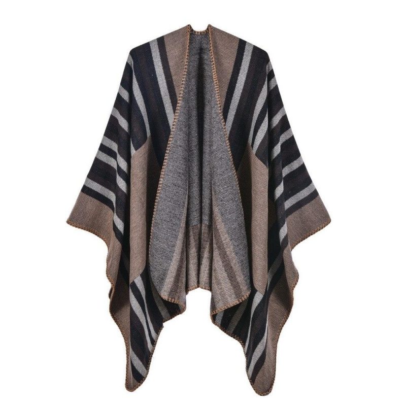 poncho femme raye 4 400
