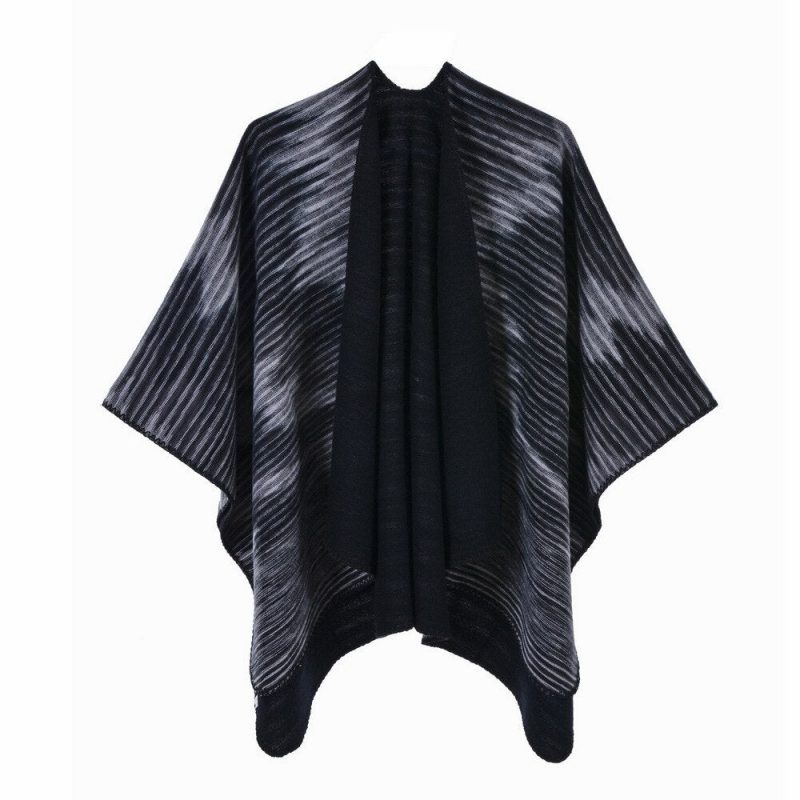 poncho femme rayure vintage 5 791