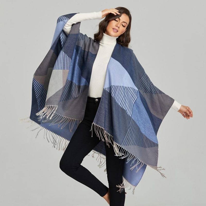 poncho femme triangle 617