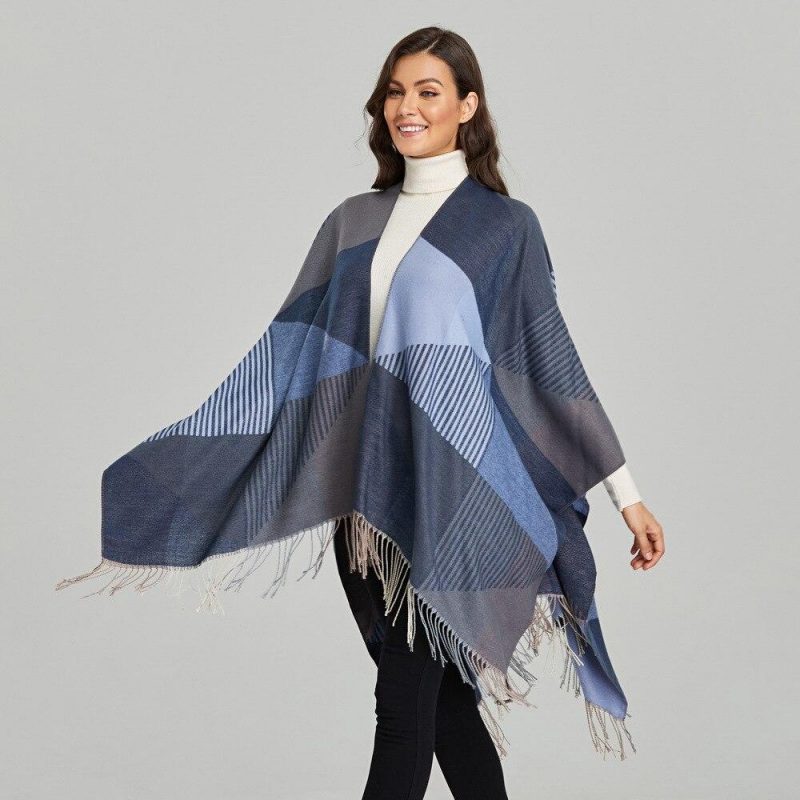 poncho femme triangle 848