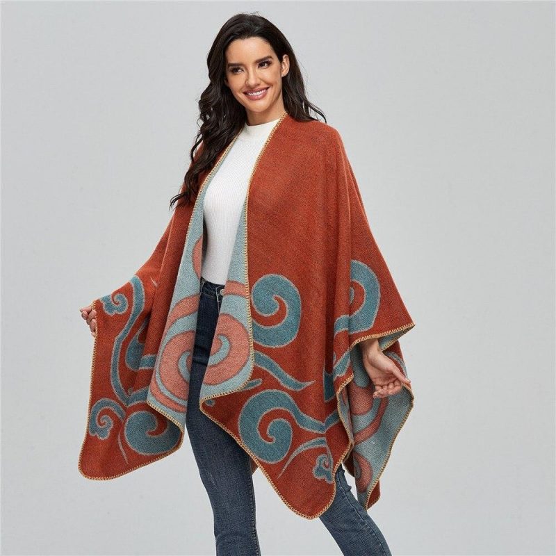 poncho femme vague 403