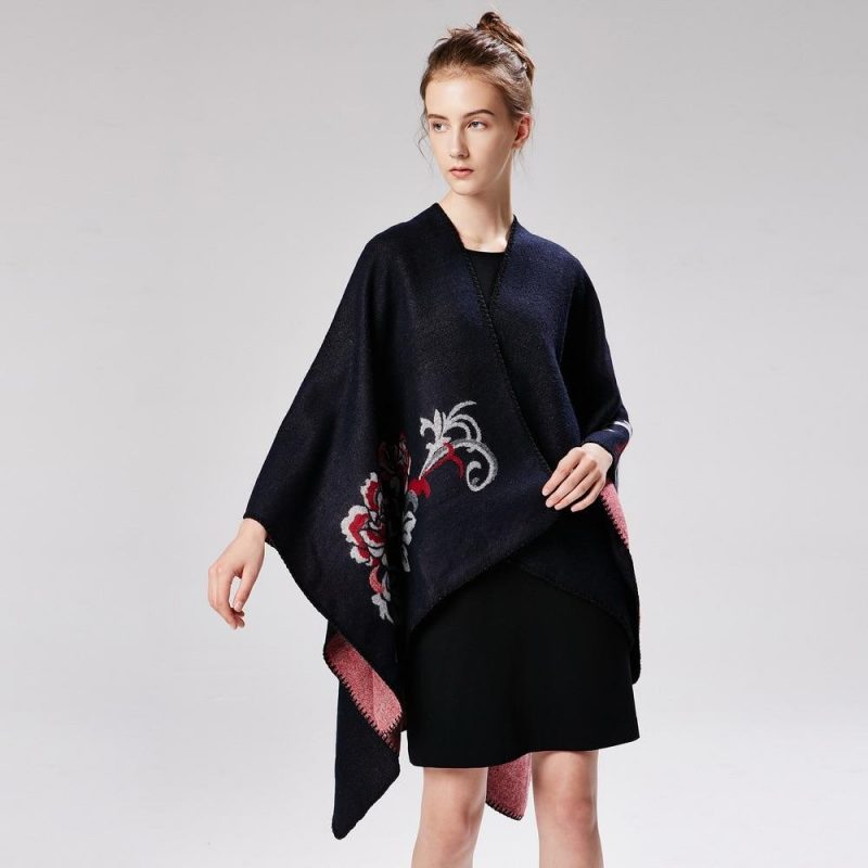 poncho fleur 187