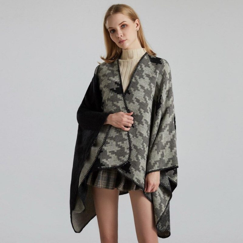 poncho hiver femme asymetrique 119