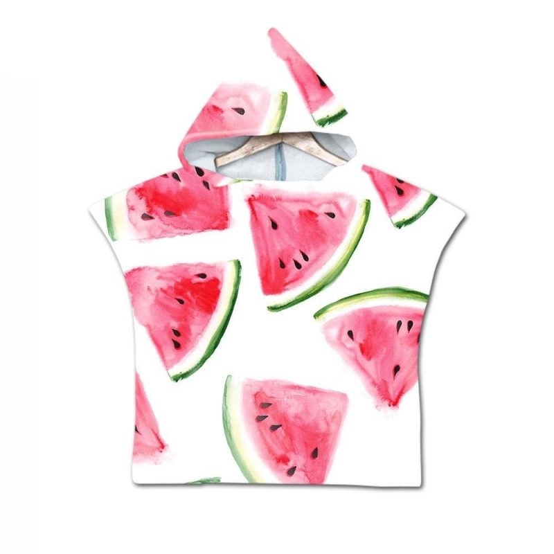 poncho plage bebe fille pasteque 598