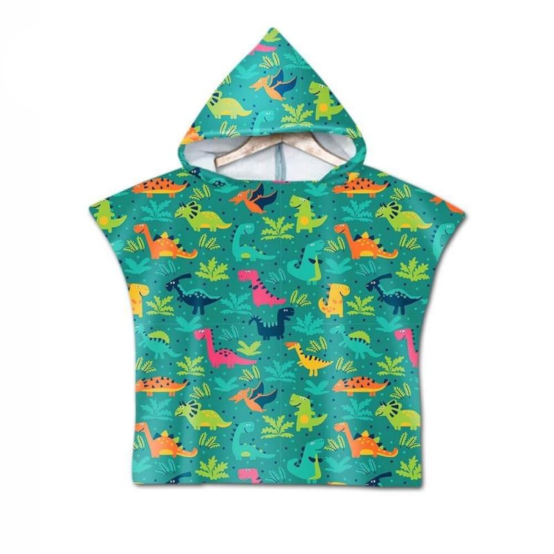 poncho plage bebe garcon dino 994