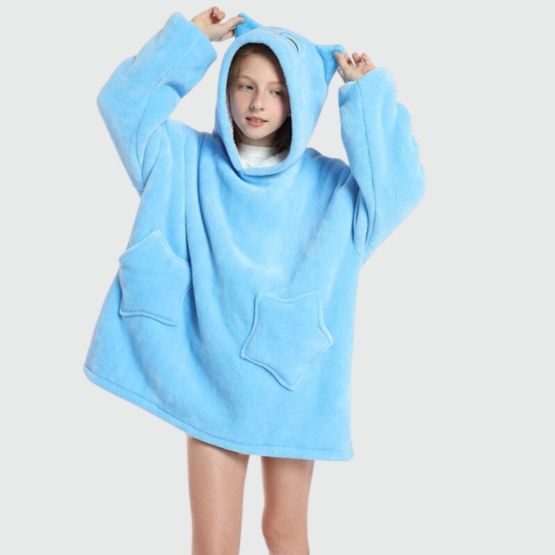 poncho plaid enfant chouette chouette unique 609