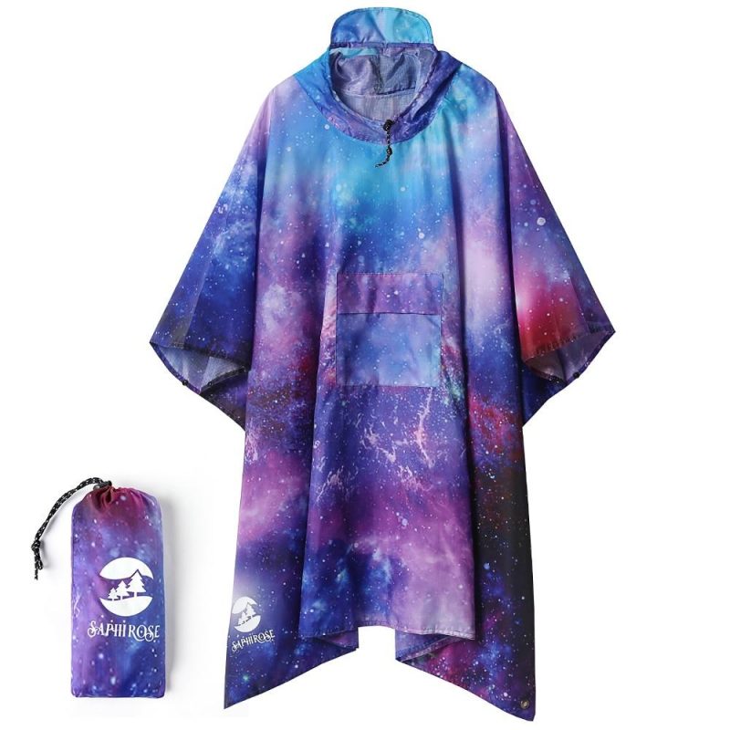 poncho pluie galaxie homme etoile 252