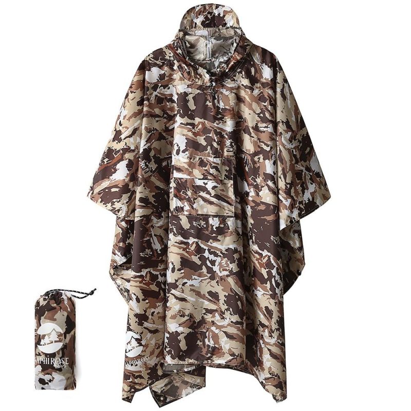 poncho randonnee leger cafe 542
