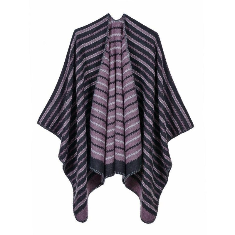 poncho raye violet clair 596