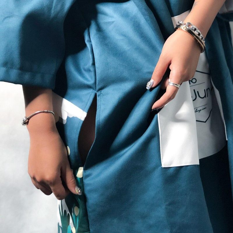 poncho surf fox bleu 504