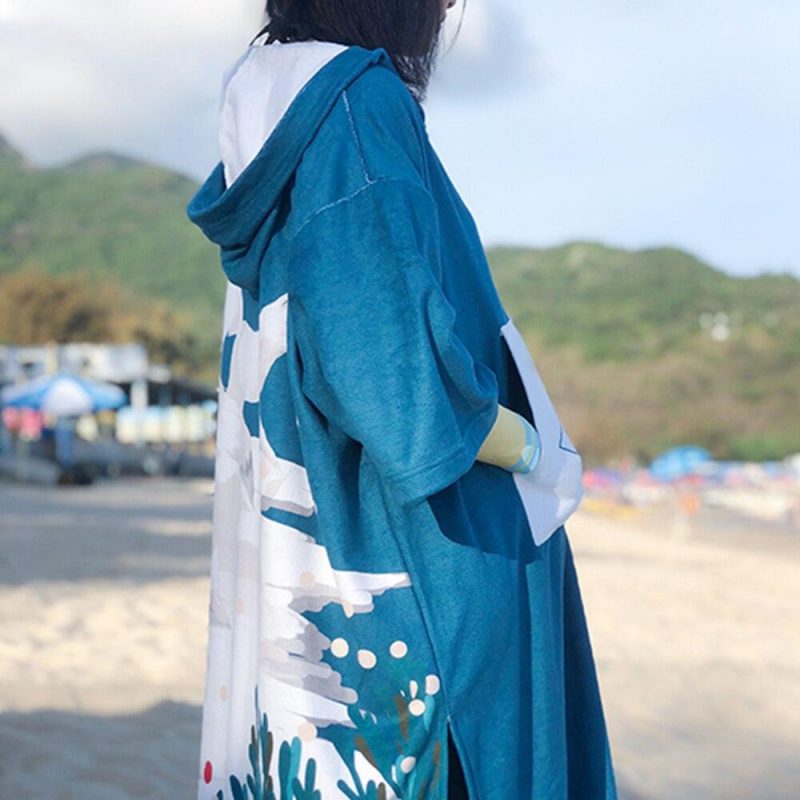 poncho surf fox bleu 968
