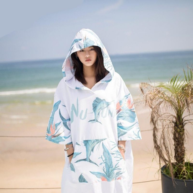 poncho surf lightning bleu 998