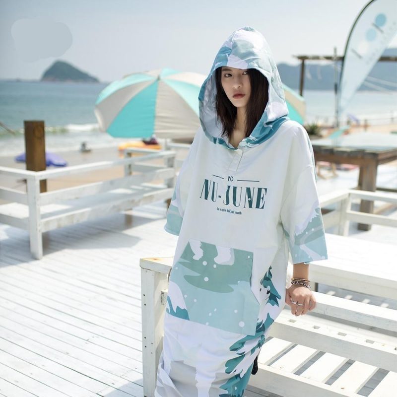 poncho surf mountain bleu 630