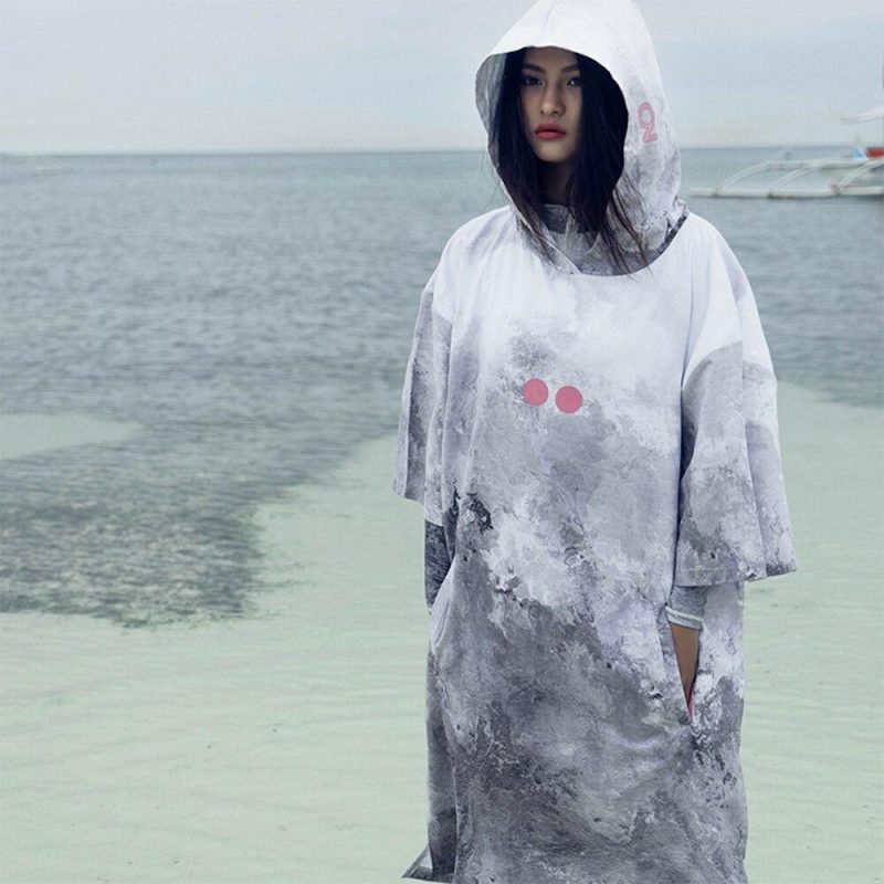poncho surf peak gris 852