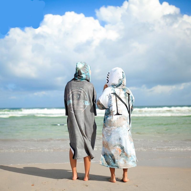 poncho surf roller gris 695