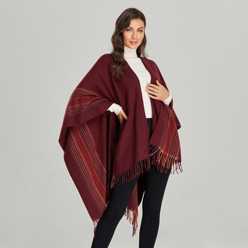 poncho vintage femme 845