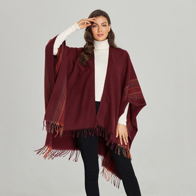 poncho vintage femme 892