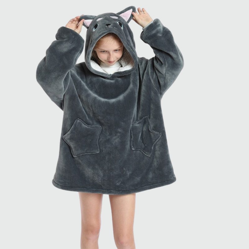 sweat plaid enfant gris husky unique 211