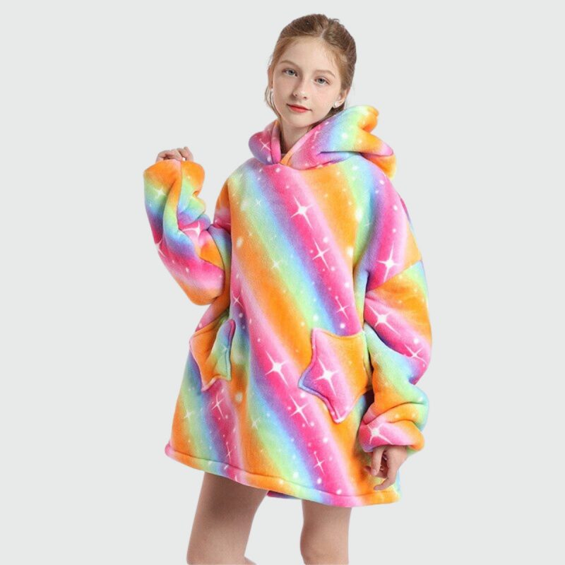 sweat plaid enfant multicolore multicolore 75 cm 265