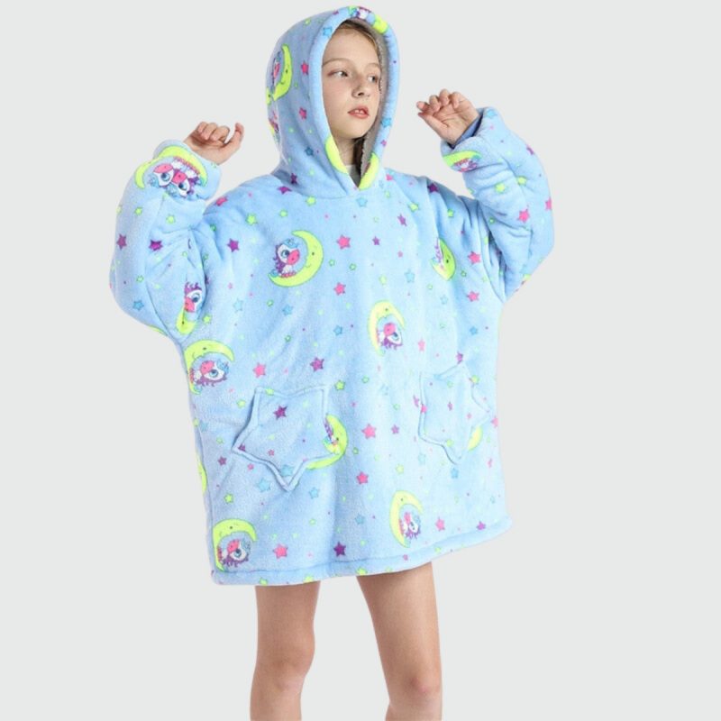 sweat plaid enfant poney lune poney lune 75 cm 930