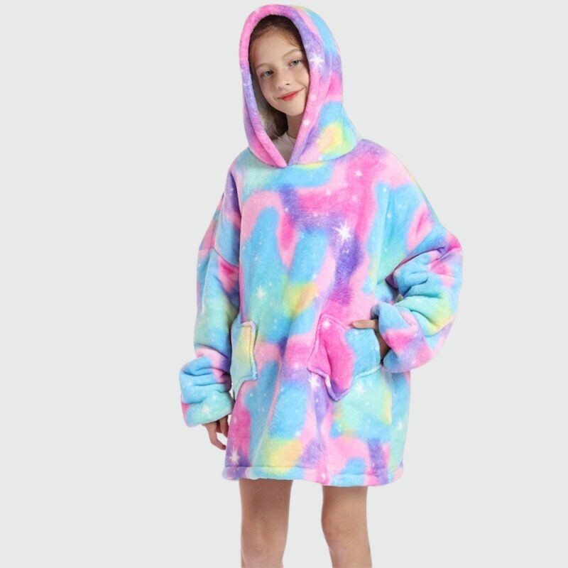 sweat plaid fille multicolore 75 cm 171