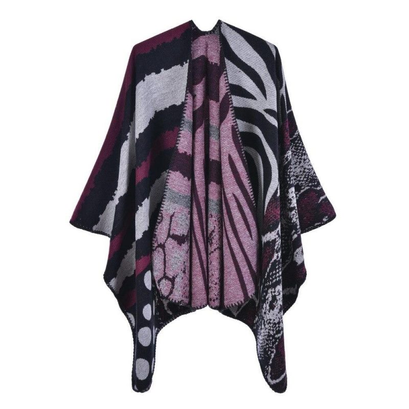 veste cape femme rouge 741