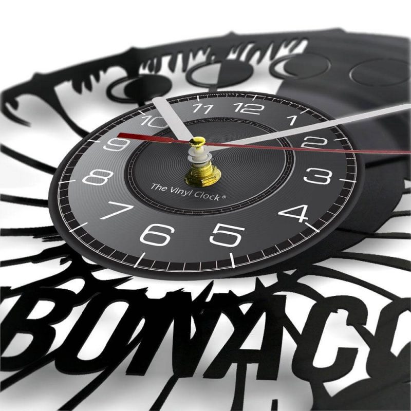 Cadran horloge murale vinyle Fibonacci art spirale nombre quartz diametre 30cm