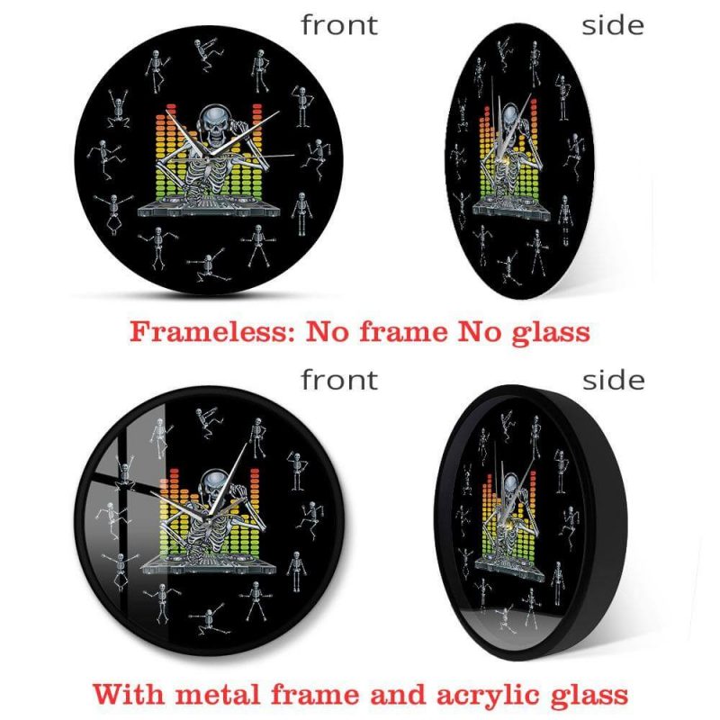 Diametre horloge murale dj squelette