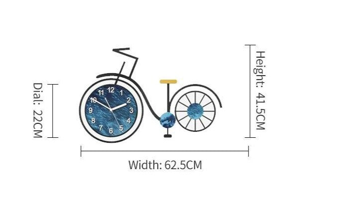 Dimension grande horloge murale design contemporaine 45cm 60cm