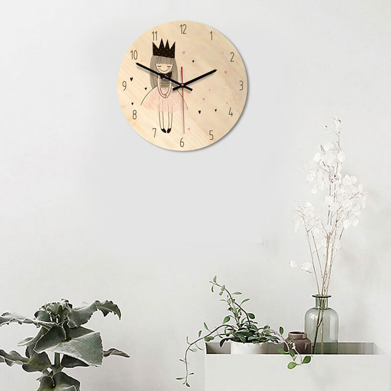 Horloge-Enfant-Petite-_Reine-Murale Horloge Enfant Petite Reine Murale