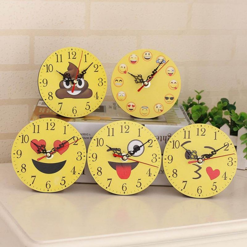 Horloge murale Emoji
