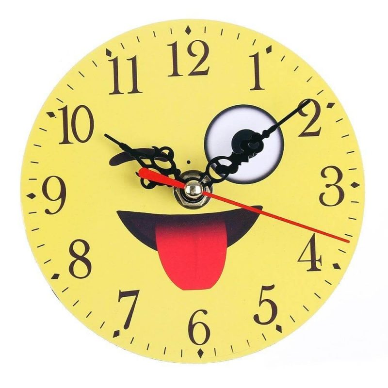 Horloge murale Emoji clin d oeil