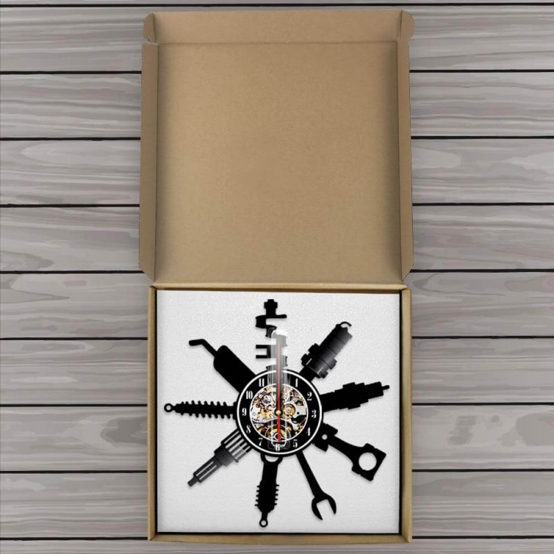 Paquet horloge murale outils vinyle